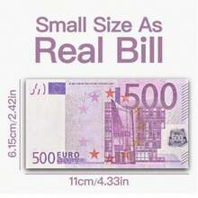100 11*6.15cm Replicas Of 500 Euro Denomination, Old And New Versions Of Euro Denomination Counterfeit Banknote Props Props Origami Props, Euro Shaped Counterfeit Banknotes Commemorative Display Props Paper, Euro Movie Props Paper, Valentine's Day Origami Props, Movie Magic Props Euro, Party Essentials - Multicolor - View 9