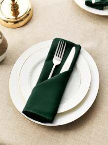 Solid Color Thick Napkins, Suitable For Restaurants, Kitchens, Weddings, Parties, Dining Tables, Home Decor - Multicolor - View 8