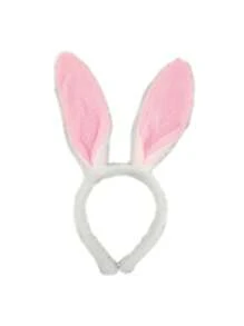 D EXCEED 1 buc bandă de păr din pluș cu urechi de iepuraș - bandă de păr moale pentru costum de Paște, Halloween, cosplay, petreceri și dans
