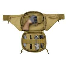 Men Waist Fanny Pack Belt Bag Motorcycle Rider Sports Climb Camping Nylon Male Tool Sling Chest Hip Bum Bag Gear