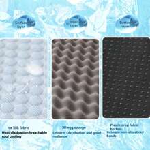 Breathable Spring Summer Cooling Large Dog Bed Ati-Slip Bed With Pillow Silk Fabric Dog Bed Small Dog Cushion Pet