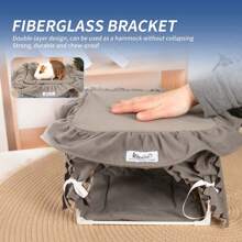 ITANDME Kleines Meerschweinchen Versteck Kaninchenbett atmungsaktiv Kleintier Bett & Kleintier Bett waschbar weiche Polsterung Innenraum Haustier Sommerhaus Habitat für Hamster Ratte