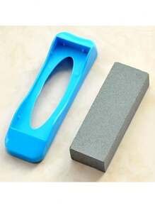 Portable Double-Sided Whetstone, High Hardness Knife Sharpener, High-Quality Double-Sided Oil Stone, Non-Slip Base, Convenient For Home Use, Suitable For Precise Grinding Of Various Knives, Very Suitable For Home Kitchens And Restaurants.