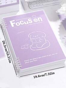 高品质 A5 螺旋笔记本，60 页带横线，可拆卸，不透光，简约设计