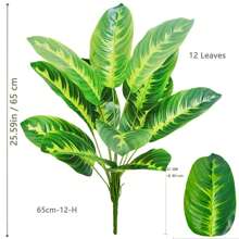 65-96-119cm (46.85 Inches) Artificial Tropical Banana Tree Palm Tree Fake Banana Tree Real Touch Strelitzia Plastic Plants For Home Garden Hotel Office Store