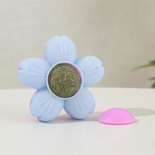 Suministros para mascotas Juguetes con forma de flor con hierba gatera para gatos, juguete para morder para aliviar el aburrimiento y el rechinamiento de dientes