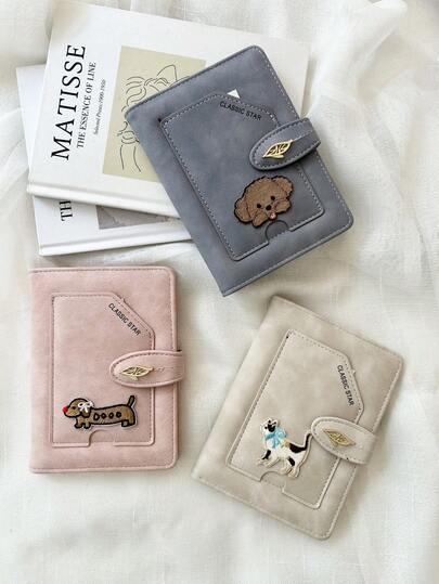 复古刺绣护照夹，多功能旅行保护套