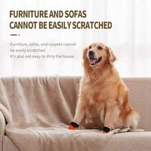 猫鞋、猫袜、防抓爪、宠物爪套、儿童鞋、猫帽、美甲、猫脚保护套 - 彩色 - 查看 9