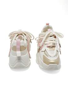 DareSee Women's Spring New Thick-Soled Chunky Shoes, Casual Sports Shoes, Breathable And Slip-Resistant MusicFest Y2KFest