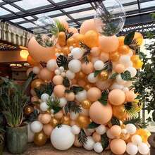 50/96 Pack Maka Orange Balloons, Different Sizes 18/12/10/5 Inches Maka Orange Balloon Wreath Arch Kit, Suitable For Weddings, Bridal Showers, Birthdays, Graduations, Anniversaries, And Single Decoration - Maca Orange - View 5