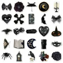 50Pcs Dark Academia Stickers INS Stickers Witch Stickers Y2k Stickers Graffiti Stickers Aesthetic Stickers Insect Stickers Vinyl Waterproof Stickers Stickers For Water Bottle, Hydroflask, Guitar, Luggage, Phone, Case, Laptop, Skateboard, Gift - Multicolor - View 7