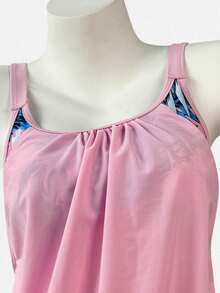 New Hot Selling European And American Fashion Two Pieces Swimsuit Set For Women, Solid Color Printed Hot Spring Comfortable Swimsuit For Women