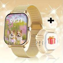 LOMAXFR Smartwatch,Multifunctional Sports Smart Watch, Wireless Calls & Music, Step Counter, Message Notifications, Sedentary Reminders, Alarm Clock, And Multiple Watch Face Wallpapers. Compatible With Android And IOS, Unisex, Perfect As A Mother's Day Gift.