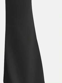 Conjunto de 2 piezas de pantalón acampanado con manga corta y estampado floral simple para adolescentes, conjunto de 2 piezas casual de verano para niñas