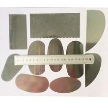 Stainless Steel Clay Sculpture Pottery Molding Ceramics Cutter Tools Scraper Crafts Pack Of 10