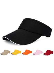 男女通用时尚遮阳帽，高尔夫帽，超长帽檐运动帽，透气帽冠，适合马拉松、户外活动、夏季 - 彩色 - 查看 10