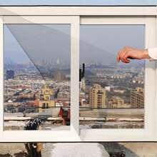 Insect Screen Window, Easy Install Self-Adhesive Mosquito Net Kit With Cuttable Mesh Curtains - Home Insect Repellent Screen Replacement Corners DIY Easy Install Self-Adhesive Mosquito Net Kit - Home Insect Screen Window Mesh With Replacement Corners, Other Material [Self-Adhesive Window Net White] 1 Roll, Window Screen Self-Adhesive, Adjustable Mesh Screens, Freely DIY Windows Net With Hook & Loop, Quick Installation, White, Keep Bugs Out