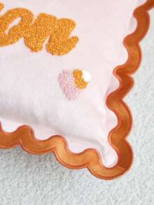 1 件蕾丝镂空刺绣抱枕套，适用于卧室、客厅、派对、汽车等各种环境，适合四季通勤、圣诞节、万圣节 - 彩色 - 查看 6