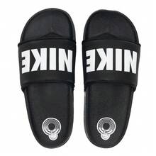 Nike 男士 OFFCOURT 休闲拖鞋，缓震支撑，轻便舒适，2026 春季系列，BQ4639-012 - 黑色 - 查看 7