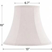 Pantallas de lámpara - Soporte clásico tipo araña para lámparas de mesa y de mesilla de noche - Amarillo - Ver 4