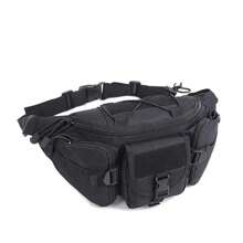 New Outdoor Waist Bag Men Waterproof Molle Camouflage Hunting Hiking Climbing Fishing Nylon Belt Pack Combat Chest Bags Gear