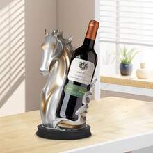 kangten Wine Rack & Wine Glass Rack - 銀+金 - 查看 1