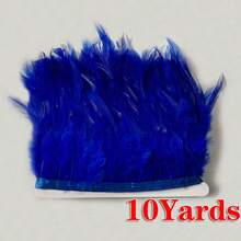 10个/包 彩色人造火鸡羽毛流苏，DIY手工材料，服装配饰，家居装饰 - 彩色 - 查看 47