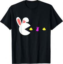 Camiseta divertida de Pascua - Lindo jugador de video de Pascua. Camiseta divertida de Pascua - Negro - Ver 1