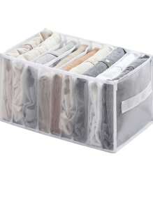 1pc/3pcs Underwear Storage Box Foldable Underwear Divider Storage Box, Wardrobe Storage Box Divider Box, Bra Drawer Storage Box Socks Underwear Storage Box Drawer Storage Clothes Pants Jeans Skirt Storage Box, Storage Pieces, Home Storage