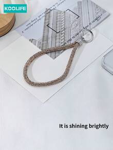 Koolife 1 件水晶蝴蝶水钻手机饰品，串珠吊坠装饰，适用于手机/手腕/耳机，送给母亲、家人、朋友、生日、节日的礼物，手机壳配件