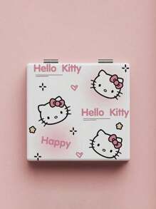 Sanrio Hello Kitty Spiegel Kuromi, Cinnamoroll, My Melody Anime Charaktere Katzen Portable Taschenspiegel Make-Up Tisch (einige Teile können zufällig sein)(Farbunterschiede zwischen verschiedenen Chargen), Haarstyling, Haarzubehör, Haarstyling Set, Haarpflegewerkzeuge