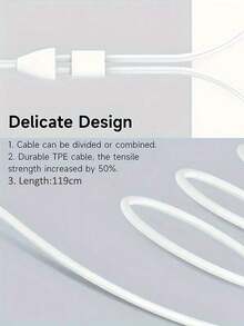 1pc Wired Headphones Compatible With Iphone Lightning And Type-C 3.5mm Port Connector In-Ear Earbuds Earphones With Remote To Control Music, Phone Calls, And Volume