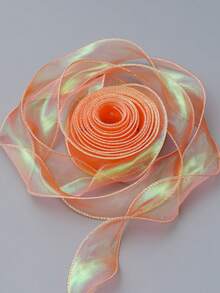 لفتان من شريط الأورجانزا ذو ذيل السمكة الأيريديسنت بعرض 4 سم، مادة رقيقة وأثيرية، شريط تغليف الزهور والهدايا والملابس والأغطية الرأس والفيونكات، شريط الزفاف، شريط الورد اليدوي DIY، شريط ديكور صندوق الكعكة والزهور، شريط سيارة الزفاف القماشية الحمراء، تغليف الهدايا، صنع الفيونكات، ديكور حفلات الزفاف والأعياد