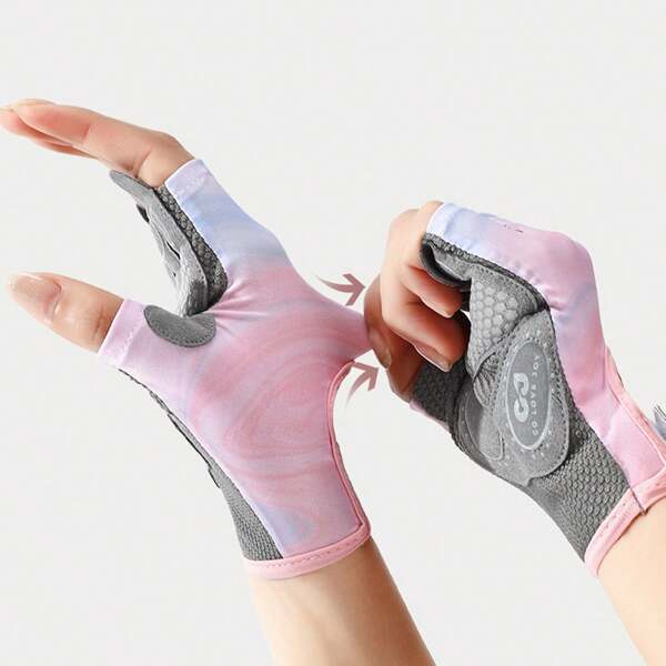 1Pair Workout Gloves For Men & Women, Lightweight Breathable Weight Lifting Gloves, Gym Gloves For Exercise, Weightlifting, Fitness, Training, Climbing, Cycling And Rowing,Suitable For Cycling,Riding Motorcycle And Skiing