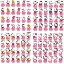 Sanrio Sanrio Hello Kitty Cupcake Toppers, Hello Kitty Birthday Decorations,Hello Kitty Theme Party Supplies