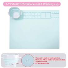 Reusable Thick Silicone Mat, Washable Silicone Clay Mat, Oil Painting Mat Set, Suitable For DIY Painting, Cultural Creative Supplies School Supplies,Back To School