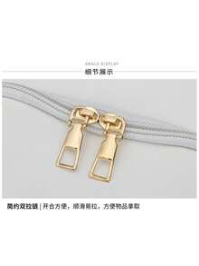 Women Fashion PU Laptop Backpack Bag Anti-Theft Waterproof 019 - 藍色 - 查看 7