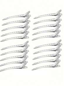 20/10pcs Styling Tool Set, One-Word Clip, Traceless Hair Clip, Duckbill Clip, Plastic Card Hair Clip That Does Not Hurt The Hair Tips, Hair Root Fluffy Curling Clip, High Top Top Airflow Bangs Curling Clip, Hair Root Fluffy Clip, Side Bangs Makeup Style, Best For Christmas, Perfect For Thanksgiving
