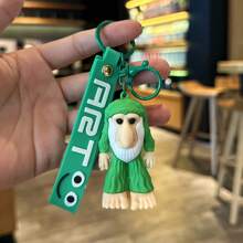 1pc New Italian Brainrot Animals Tralalero Tralala Keychains For Accessories Funny Sigma Skibidi Rizz Cat Silly Meme Keyrings Fans Friends Gifts