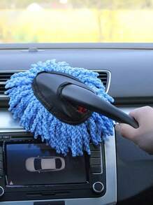 Microfiber Car Duster - Lightweight Dust Removal Brush With Soft Bristle For Interior Cleaning