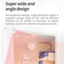 Tuya Zigbee PIR Motion Sensor Detector Infrared Smart Sensor Wireless Home Alarm System Works With Alexa Smart Life App