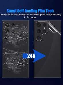 4pcs Screen Protector, Hydrogel Material, Compatible With Samsung Galaxy S26, S25, S24, S23, S22, S21, S20 Ultra Plus, FE, S25 Edge, Note 20 Ultra, 10 Plus Etc., Essential Screen Protection For Daily, Office, Home Use, Waterproof, Shockproof, Anti-Fall, Anti-Scratch, Anti-Fingerprint, Full Coverage - 4 PCS - View 3