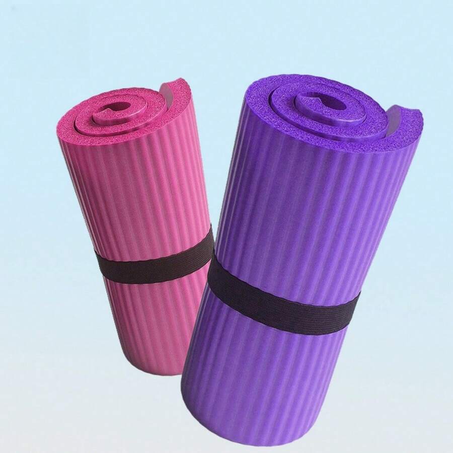 1 Peça Tapete Plano Antiderrapante de NBR, Almofada para Roda Abdominal Doméstica, Almofada para Cotovelo Assistente de Dança e Yoga