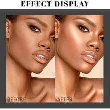 Body Glitter Spray - Bronze Body Shimmer Face, Hair & Body, Moisturizing Luminizer Glow, Quick-Drying Sparkling Glitter Spray Highlighter Makeup (04)