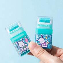Sanrio 1pc Sanrio Family Cartoon Design Rubber Stamp, Cute Creative Eraser For Students