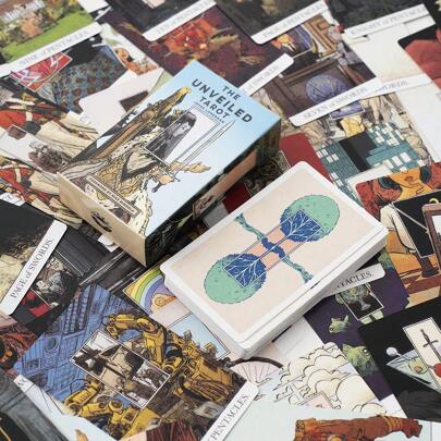 The Unveled Tarot The Card Image Is A Picture In A Photograph That Emphasizes The Multifaceted Prototypes Of All Tarot Decks A Divination Tool With Smooth Card Surface And Exquisite Card Surface