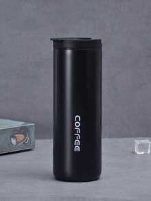 1 件双层不锈钢隔热咖啡/水杯，旅行杯，带保温/保冷功能，返回学校