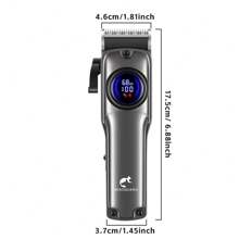 Kit de toilettage pour chiens, tondeuses, faible bruit, électrique silencieux, rechargeable, sans fil, kit de tondeuses pour poils épais d'animaux de compagnie, convient aux chiens, chats et autres animaux de compagnie