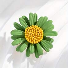 1 件/4 件雏菊花胸针，多功能装饰，适用于女士衬衫、西装外套、防闪光别针、包、帽子和配饰背包，适用于学校办公室配饰夹克珠宝圣诞节万圣节衣服别针有趣可爱的教师礼物服装配饰包饰 - 彩色 - 查看 5