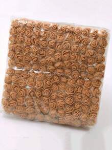 144 pièces Bouquet de roses en mousse artificielles mini pour mariage, décoration florale, scrapbooking, fleurs fausses, couronne, artisanat DIY, cadeaux, Saint-Valentin, anniversaire, remise de diplôme. Mini roses multicolores en PE, bouquet de fleurs en mousse artificielles